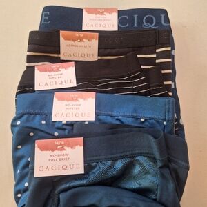 NWT Cacique 14/16 Panties 5 Pair Bundle + 2 Bonus Pair!